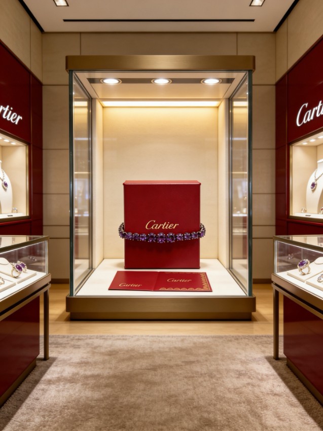 カルティエ n級 アメジストブレスレット ラグジュアリー仕様 実店舗運営_1