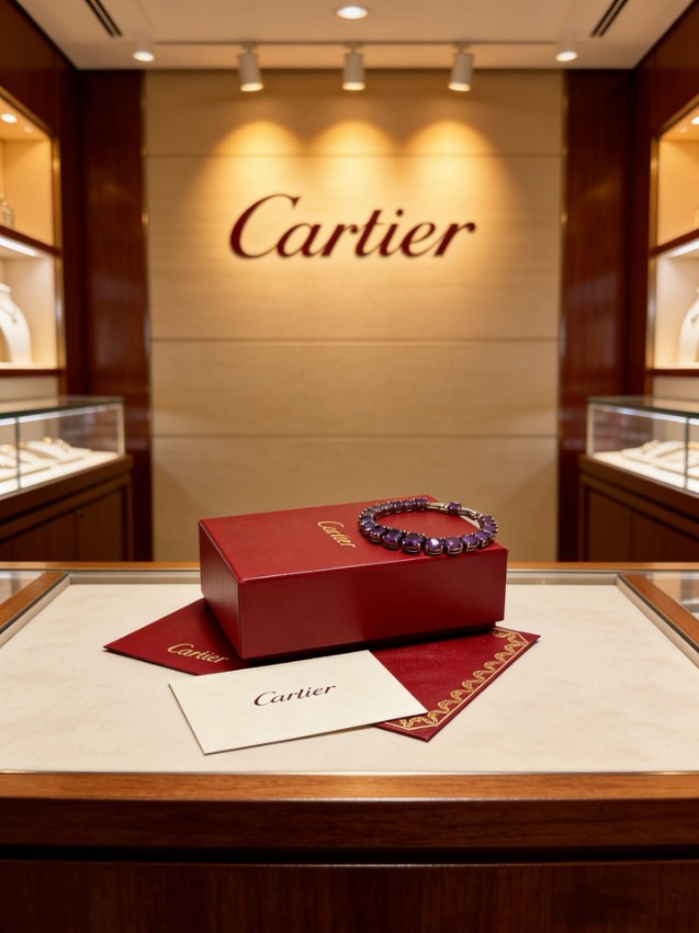 カルティエ n級 アメジストブレスレット ラグジュアリー仕様 実店舗運営_7