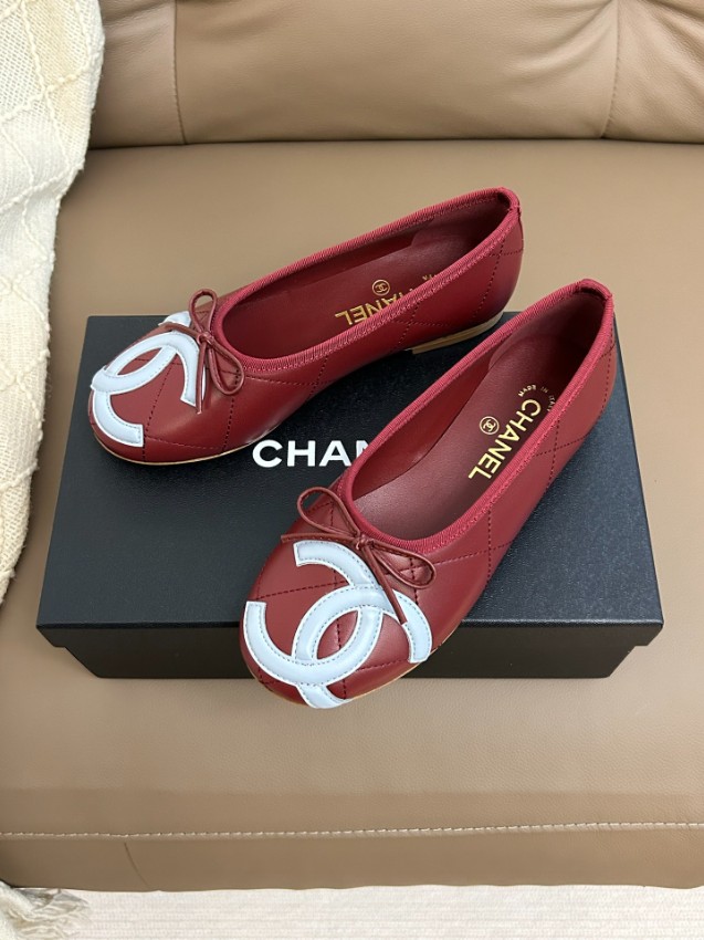 シャネル 格安 キルティングバレエシューズ CCロゴ仕様 満足度高い_3