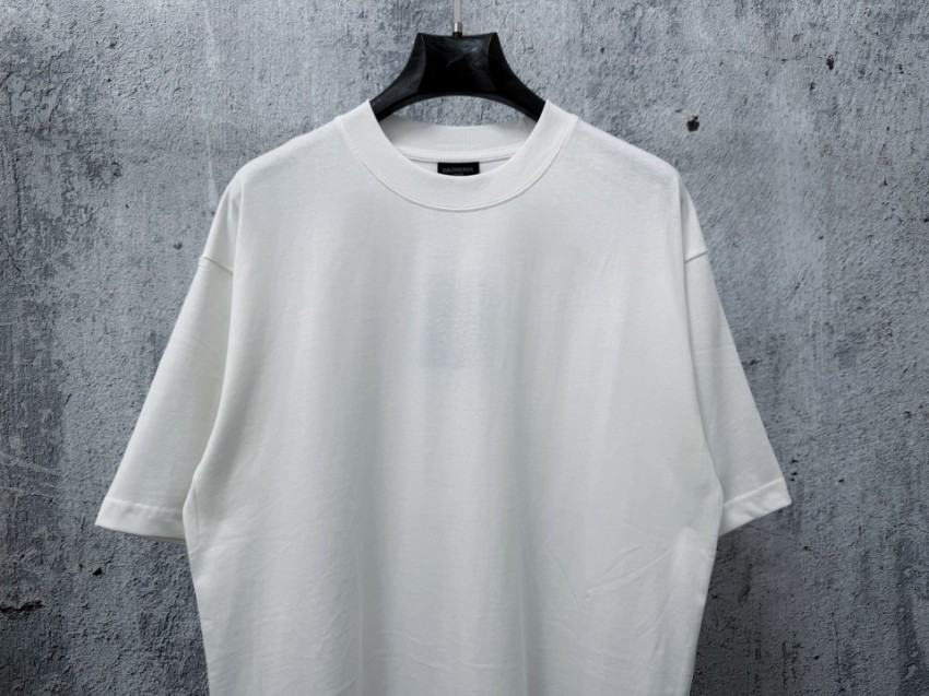 バレンシアガ ブランド コピー BBロゴTシャツ 半袖カットソー ホワイトカラー バックデザイン 口コミ多数_5