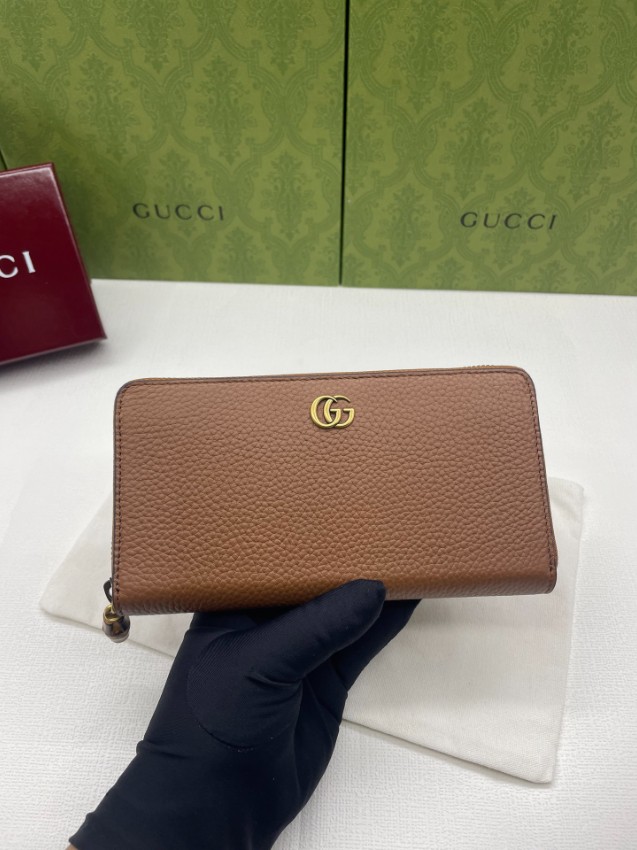 グッチ スーパーコピー GGロゴジップアラウンド長財布 レザーウォレット 精密ディテール_3