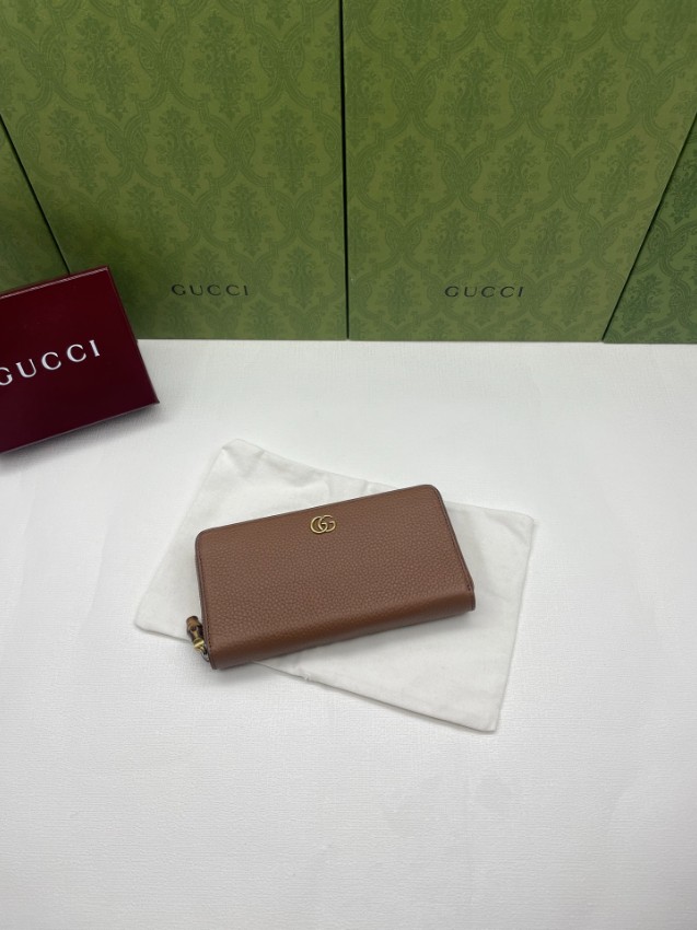 グッチ スーパーコピー GGロゴジップアラウンド長財布 レザーウォレット 精密ディテール_4