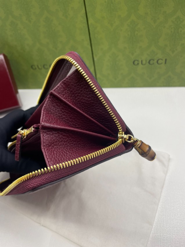 グッチ ブランド コピー GGロゴジップアラウンド長財布 レザーウォレット 圧倒的な再現度_5