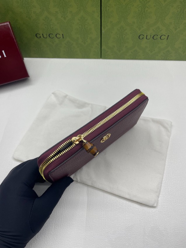 グッチ ブランド コピー GGロゴジップアラウンド長財布 レザーウォレット 圧倒的な再現度_4