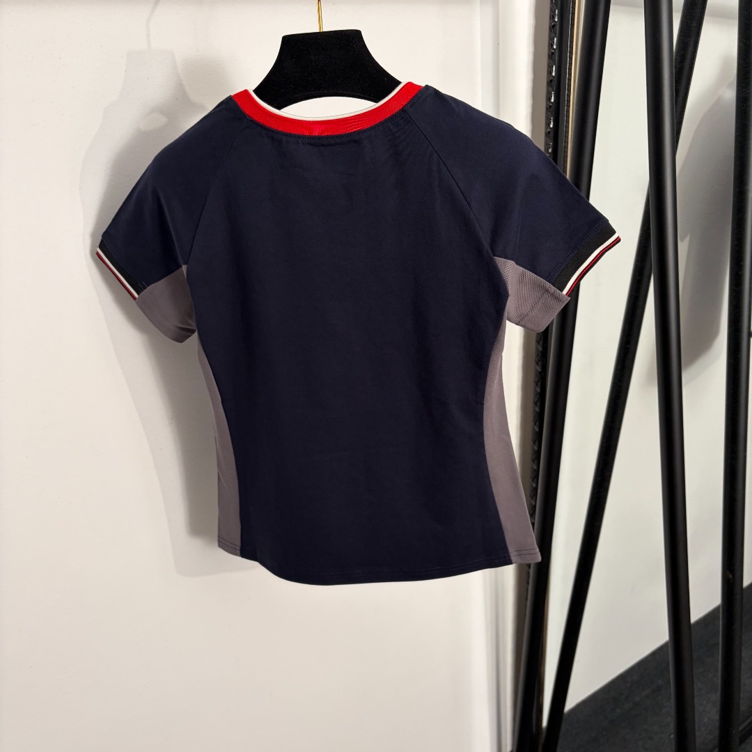シャネル スーパーコピー 半袖Tシャツ ココマーク刺繍スポーツデザイン 快適な着心地_9