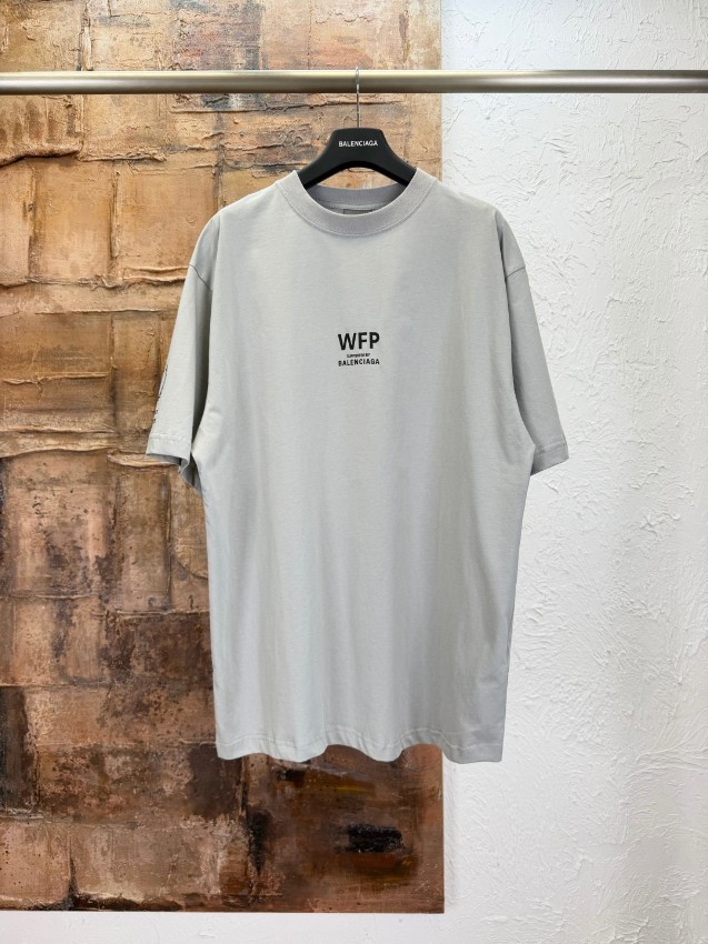 バレンシアガ 格安 ロゴプリントTシャツ シンプルデザイン 快適な着心地 高品質_2