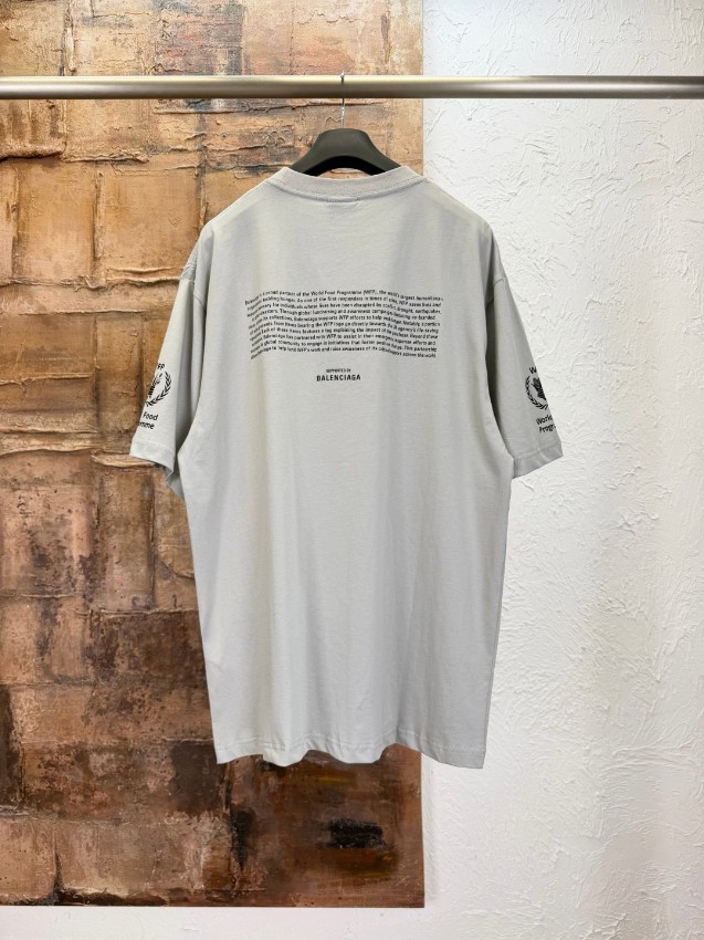 バレンシアガ 格安 ロゴプリントTシャツ シンプルデザイン 快適な着心地 高品質_3