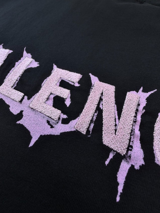 バレンシアガ ブランド コピー ロゴ刺繍半袖Tシャツ クルーネック シンプルデザイン 満足度高い_5