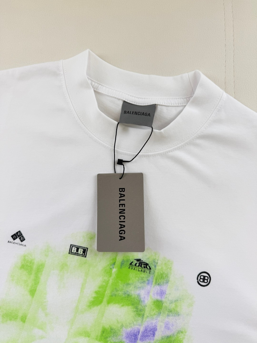 バレンシアガ n級 グラフィックプリント半袖Tシャツ クルーネック アートデザイン 安心サイト_7