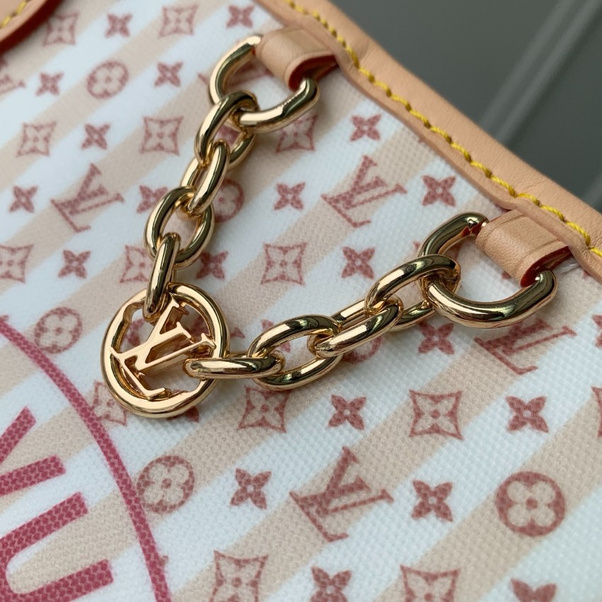 ルイヴィトン n級 ネヴァーフルMM トートバッグ モノグラムピンク 激安_5