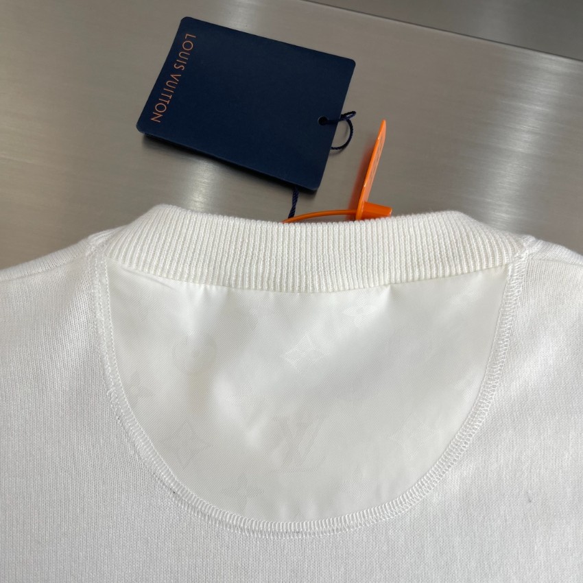 ルイヴィトン 格安 ニット半袖Tシャツ 異素材ポケットミニマル 追跡可能_3