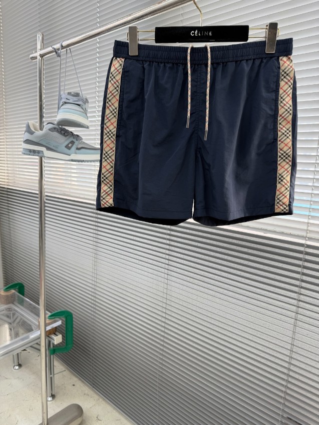 バーバリー 格安 ショートパンツ チェック切替デザイン リラックス仕様 高評価_9