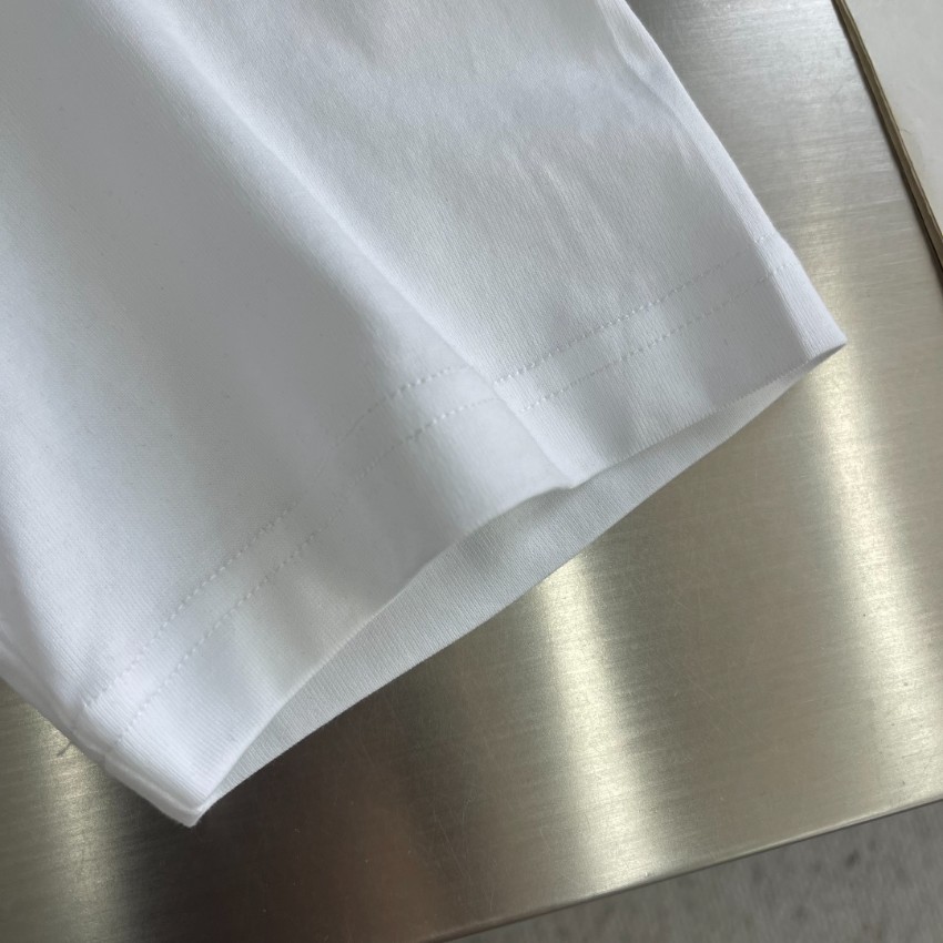 フェンディ 格安 ロゴ刺繍Tシャツ シンプルデザイン 高品質_1
