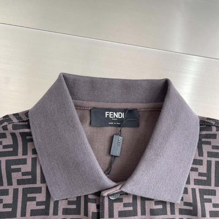 フェンディ n級 ズッカ柄ポロシャツ 総柄デザイン 満足度高い_2