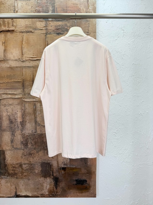 ロエベ n級 刺繍ロゴ半袖Tシャツ フラワーデザイン 高級感仕上げ_1