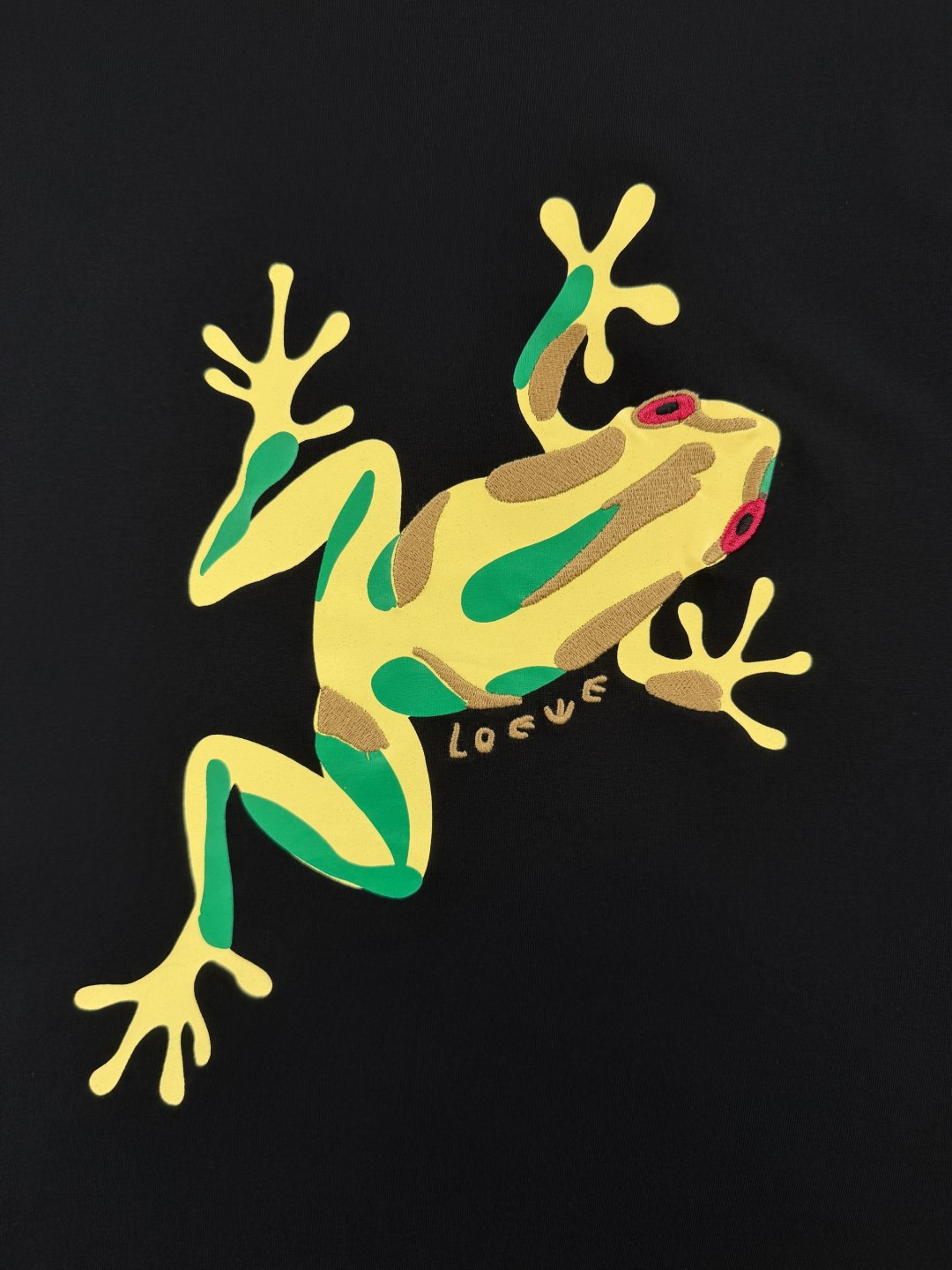 ロエベ ブランド コピー カエルプリント半袖Tシャツ ポップデザイン 高評価_5