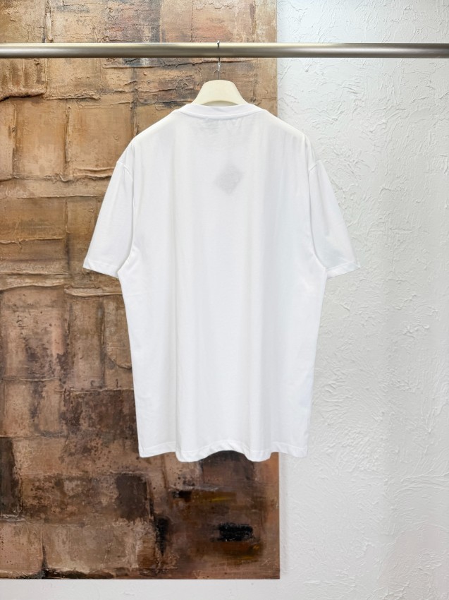 ロエベ n級 アナグラム刺繍半袖Tシャツ ミニロゴデザイン 上質感_3