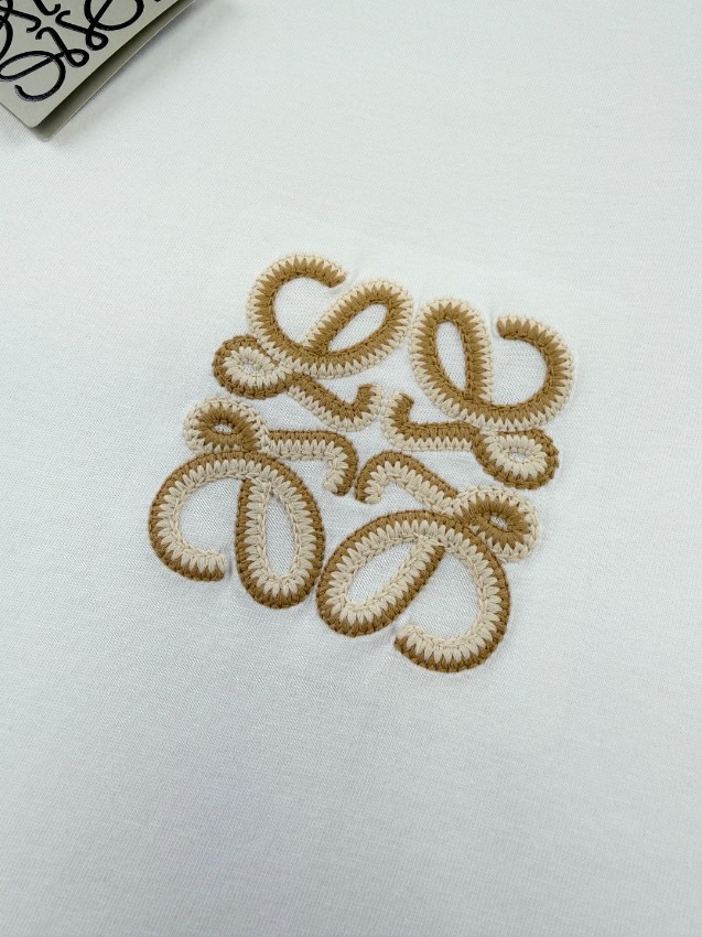 ロエベ n級 アナグラム刺繍半袖Tシャツ ミニロゴデザイン 上質感_5