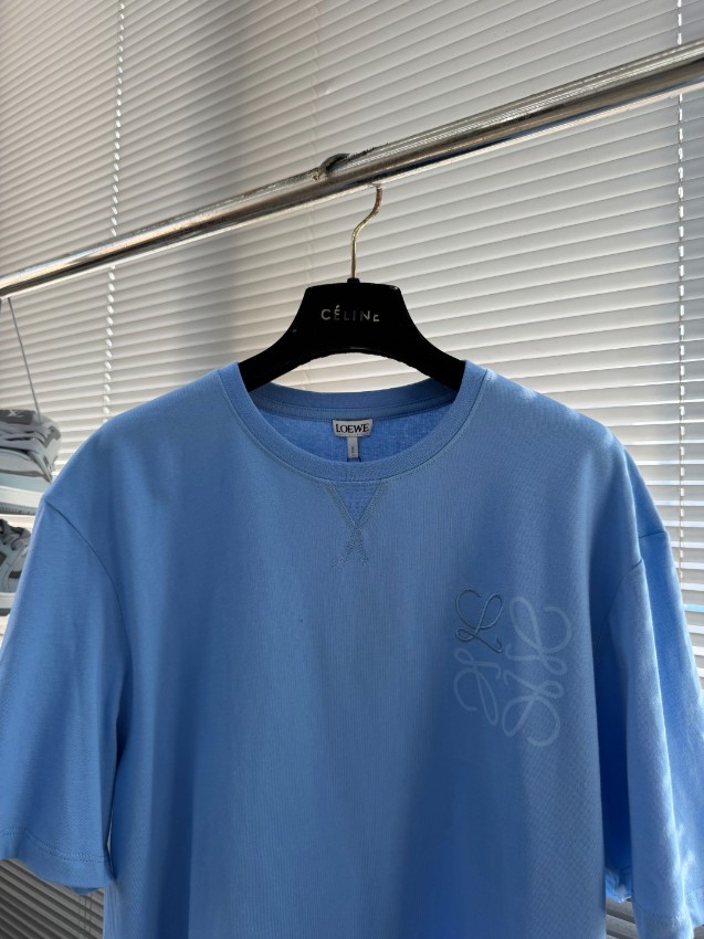 ロエベ 格安 アナグラムロゴ半袖Tシャツ シンプルデザイン 高品質_7