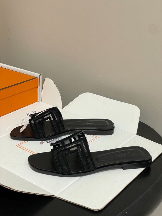 エルメス スーパーコピー Hカットサンダル メッシュデザイン フラット仕様 高級感仕上げ_4