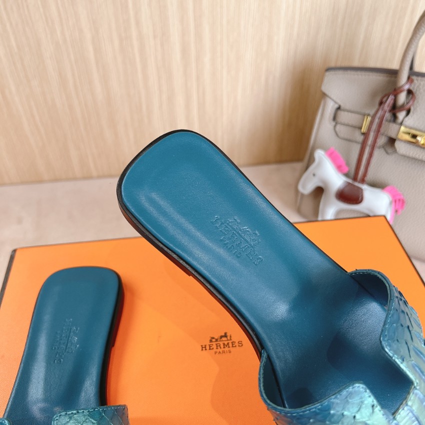 エルメス スーパーコピー Hカットサンダル クロコ型押し フラット仕様 上質感_4