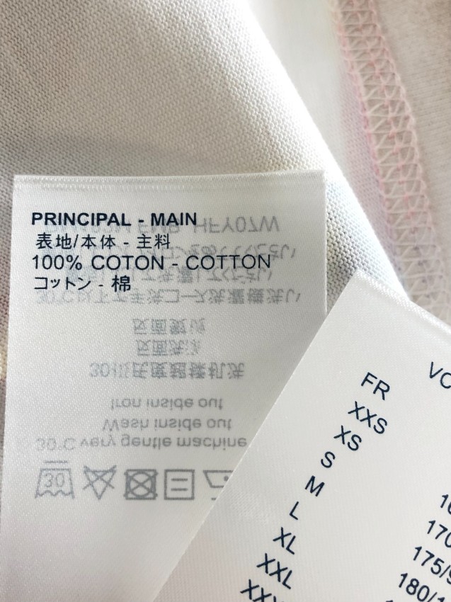 ルイヴィトン 格安 グラフィックロゴ半袖Tシャツ アートプリント設計 高評価_1