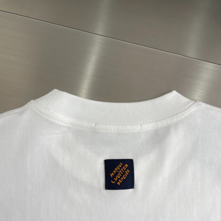 ルイヴィトン n級 LVロゴ半袖Tシャツ ミニマルデザイン 上質感_3