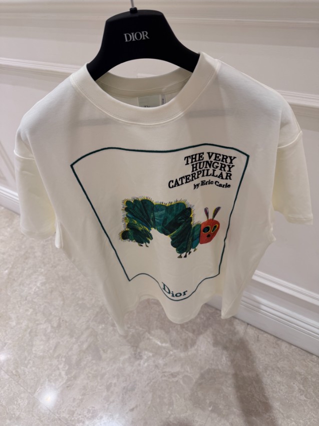 ディオール n級 プリントTシャツ グラフィックデザイン コットン素材 高品質_4