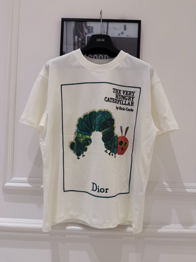 ディオール n級 プリントTシャツ グラフィックデザイン コットン素材 高品質_5