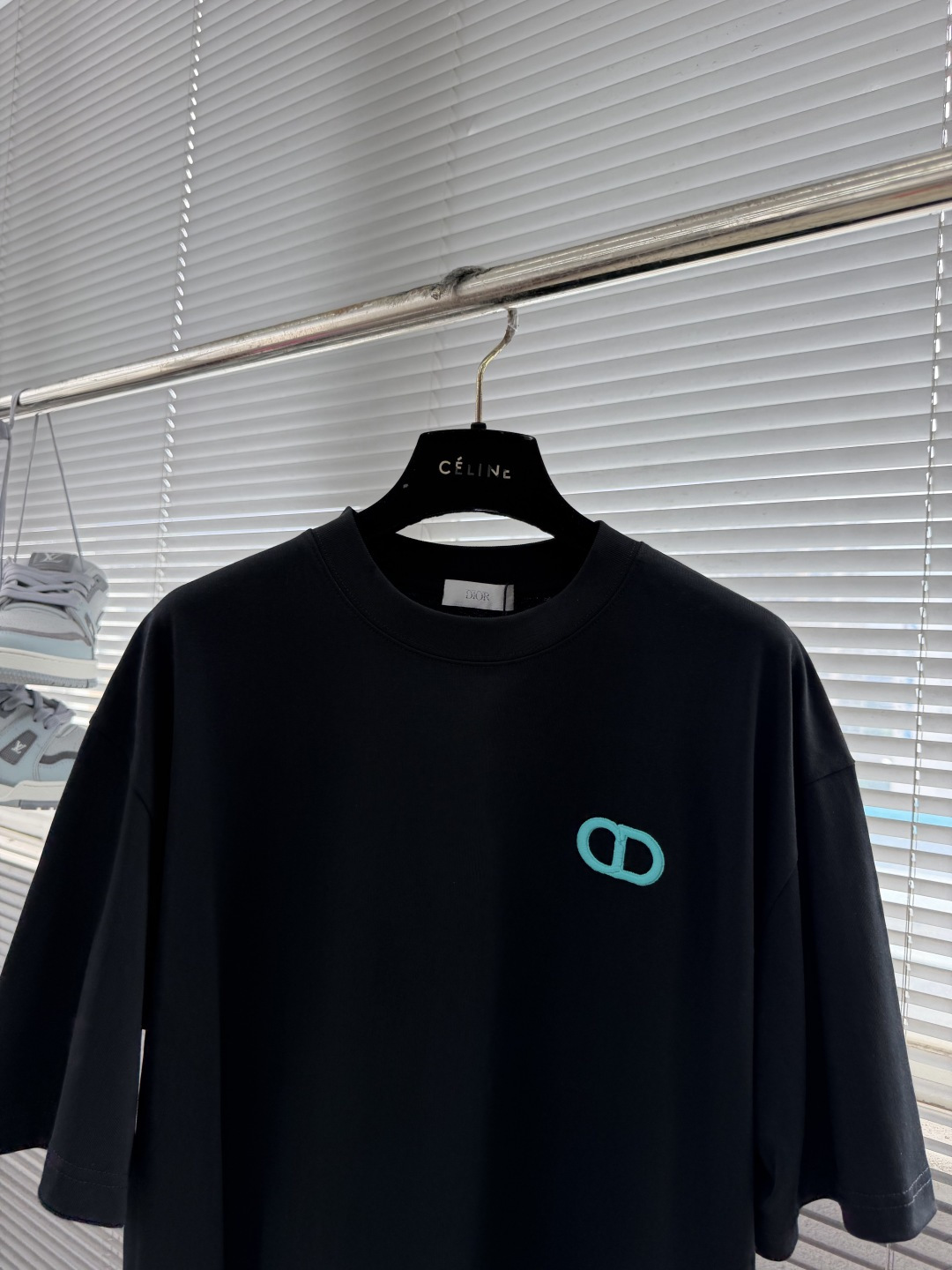 ディオール n級 Tシャツ CDロゴ刺繍 半袖トップス 通気_4