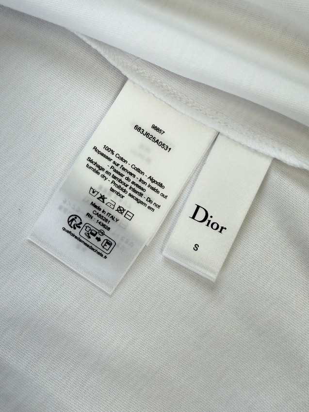 ディオール ハイブランド Tシャツ プリントデザイン 半袖トップス 快適な着心地_6