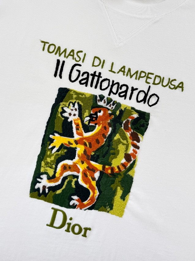 ディオール ハイブランド Tシャツ プリントデザイン 半袖トップス 快適な着心地_7