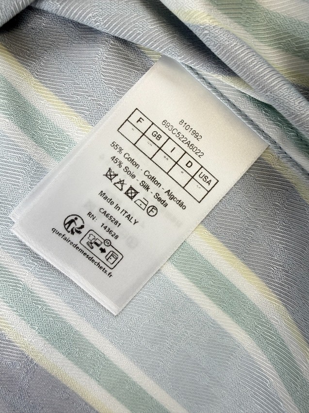 ディオール 本物級コピー 半袖シャツ ストライプデザイン 通気_6
