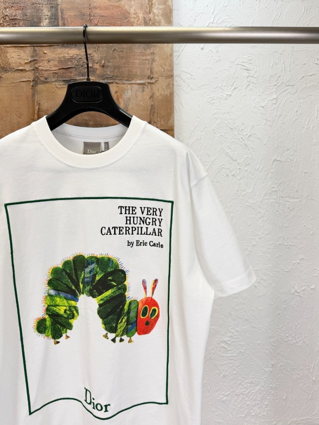 ディオール ハイブランド グラフィックプリントTシャツ 半袖カットソー シンプルデザイン 満足度高い_2
