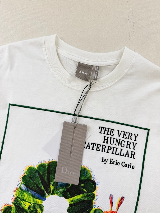 ディオール ハイブランド グラフィックプリントTシャツ 半袖カットソー シンプルデザイン 満足度高い_4