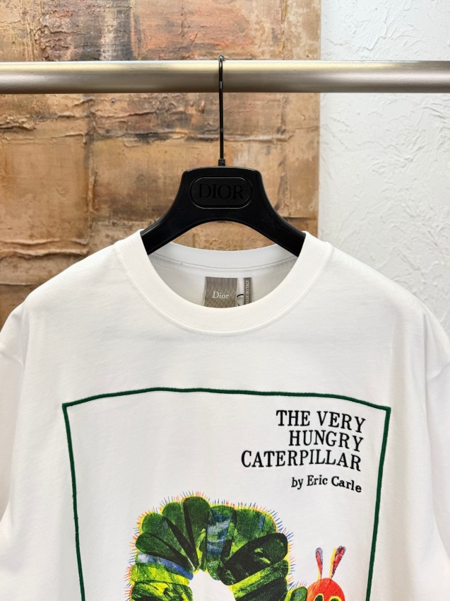 ディオール ハイブランド グラフィックプリントTシャツ 半袖カットソー シンプルデザイン 満足度高い_5