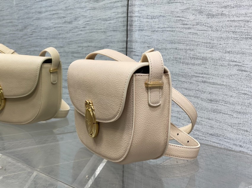 ディオール スーパーコピー ショルダーバッグ ベージュレザー ゴールド金具 満足度高い_3
