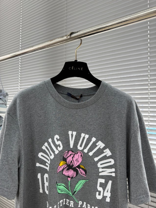 ルイヴィトン n級 フラワープリントTシャツ カジュアル半袖デザイン 激安_5