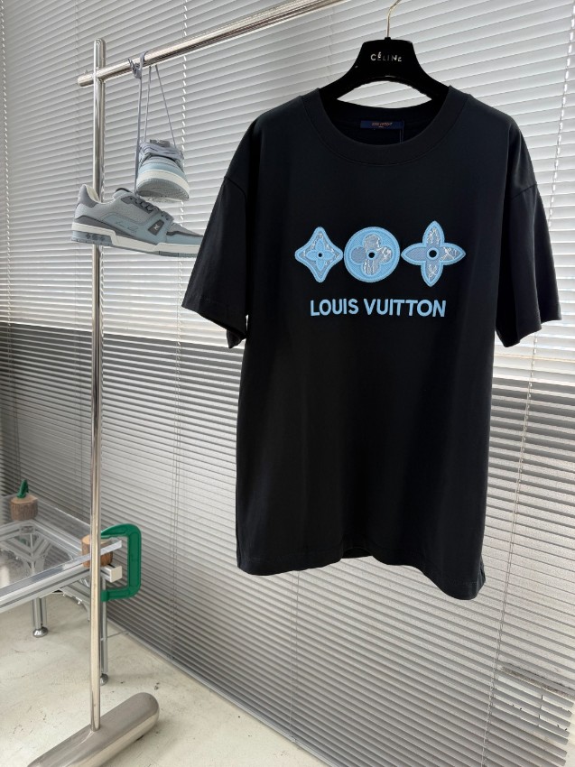 ルイヴィトン スーパーコピー モノグラム刺繍Tシャツ 半袖ストリートデザイン 満足度高い_7