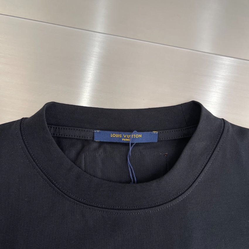 ルイヴィトン ブランド コピー ロゴプリントTシャツ 半袖カジュアルデザイン 発送保証_2