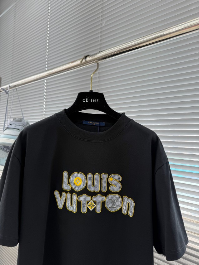 ルイヴィトン ブランド コピー ロゴプリントTシャツ 半袖カジュアルデザイン 発送保証_6