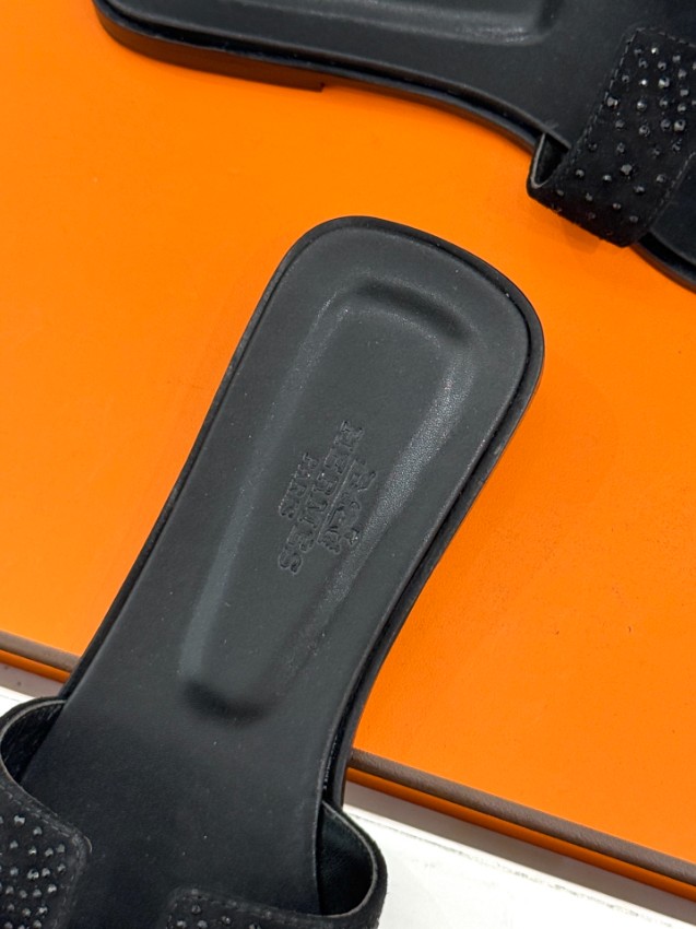 エルメス 格安 Hカットサンダル ラインストーン装飾 フラット設計 高評価_7