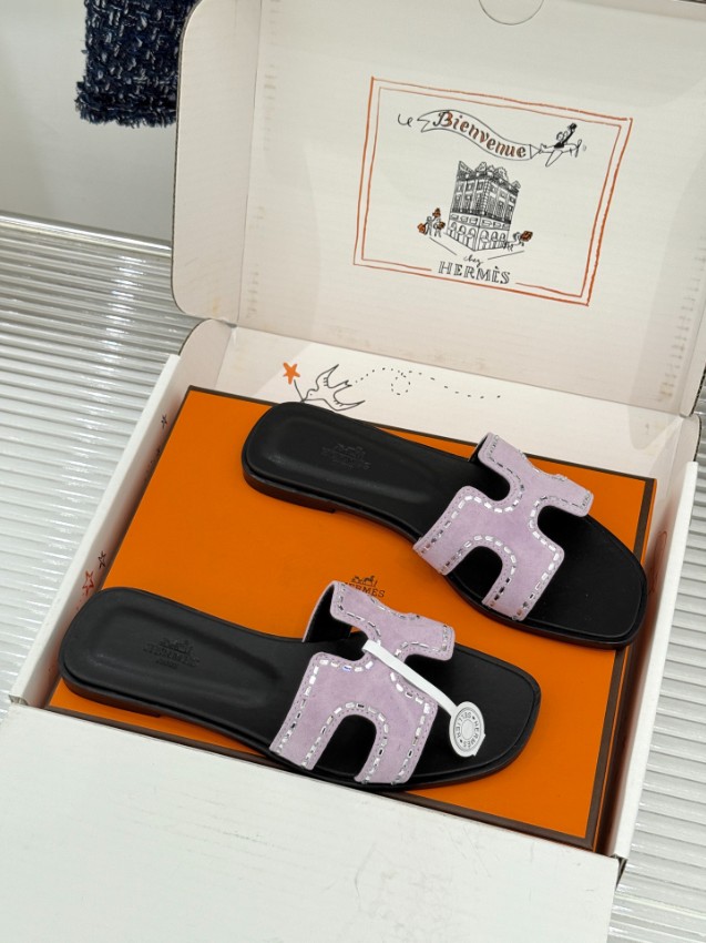 エルメス n級 Hカットサンダル ビーズステッチデザイン フラット仕様 実店舗運営_3