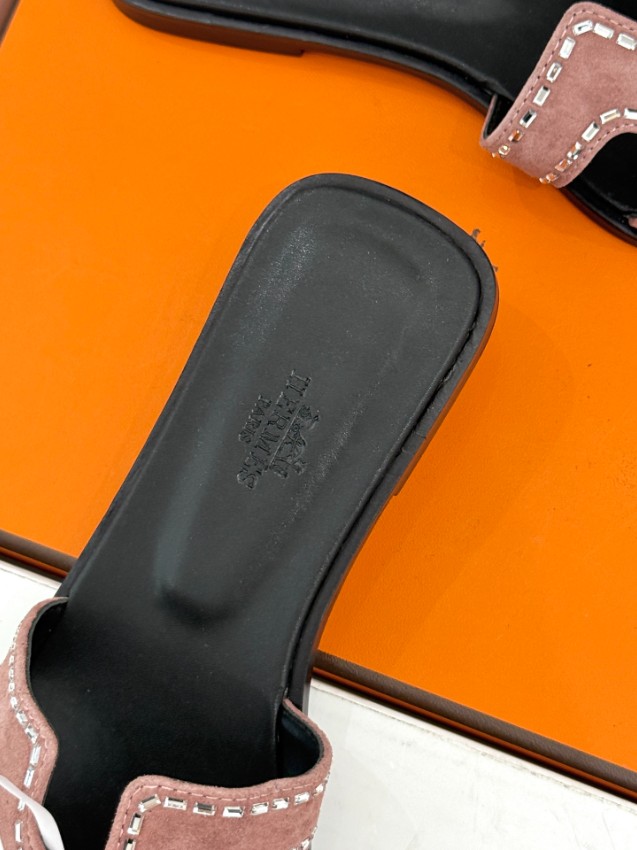 エルメス ハイブランド Hカットサンダル ステッチデザイン スエード調仕上げ 高品質_8