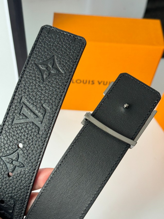 ルイ・ヴィトン 本物級コピー モノグラム型押しレザーベルト LVバックル 口コミ多数_6